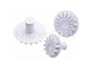 Sweetly Does It Set of 3 Sunflower Fondant Plunger Cutters