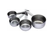 Kitchen Craft Stainless Steel 4 Piece Measuring Cup Set