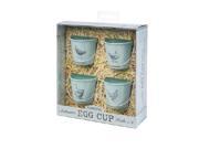 Eddingtons Egg Cup Buckets Vintage Hens Blue