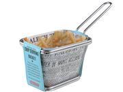 Apollo Stainless Steel Chip Serving Basket Rectangle
