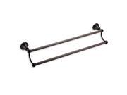 Powell Double Towel Bar 24 Oil Rubbed Bronze