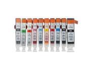 Compatible for Canon PGI 9 10 Pack PBK MBK C M Y PC PM G R GY Ink Cartridge for Canon Pixma Pro 9000 9500