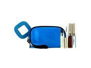 Kanebo Lip Gloss Set With Blue Cosmetic Bag 3xMode Gloss 1xCosmetic Bag 3pcs 1bag