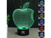 CT toys APPLE Lamp 3D Visual Led Night Lights for Kid Touch USB Table Lampara as Besides Lampe Baby Sleeping Nightlight