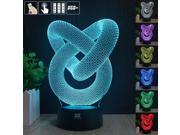 CT toys Abstraction six Night Light RGB Changeable Mood Lamp LED Light DC 5V USB Decorative Table Lamp Get a free remote control