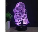 CT toys Get a free remote control Star Wars Lamp 3D Visual Led Night Lights for Kids R2 D2 Touch USB Table Lampe Baby Sleeping Nightligh