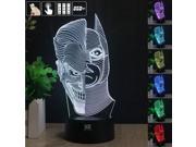 CT toys Double Face 3D Night Light RGB Changeable Mood Lamp LED Light DC 5V USB Decorative Table Lamp Get a free remote controller