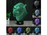 CT toys Shrek Lamp 3D Visual Led Night Lights for Kids Touch USB Table Lampara as Besides Lampe Baby Sleeping Nightlight