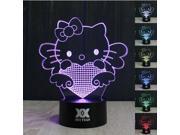 CT toys Hello Kitty 3D lamp Visual Led Night Lights for Kids Touch USB Table Lampara as Besides Lampe Baby Sleeping Nightlight