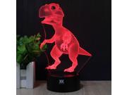 CT toys 3D Illusion Animal Dinosaur Remote Control LED Desk Table Night Light Lamp 7 Color Touch Lamp Kids Children Family Holiday Gift