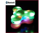 10pcs/lot LED Bluetooth Music Hand Spinner Toy Reliatronic Portable Tri-Spinner Perfect for ADHD Anxiety and Stress Relief Suitable for Adults Kids