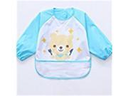 Unisex Kids Childs Arts Craft Painting Apron Baby Waterproof Bib with Sleeves and Pocket Red 6 36 Months B Pale Blue Teddy Bear Set of 1
