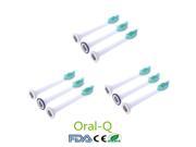 Replacement Toothbrush heads Compatible With Electric Toothbrush Philips Sonicare HX6013 16 66 HX6014 05 26 33 35 ProResults Standard white 9 pcs 3packs