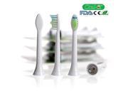 Standard Replacement Toothbrush Heads Compatible with Electric Toothbrush Philips Sonicare DiamondClean White 8 Pcs 2 Packs