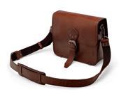 Press Lock Leather Sling Bag Messenger Bag Travel Pouch Crossbody Bag