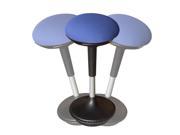 WOBBLE STOOL Adjustable Height Active Sitting Chair. The Perfect Ergonomic Standing Desk Office Bar Stool. Rock Swivel Tilt Burn Calories BLUE