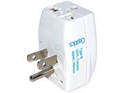 Ceptics Type B 3 Outlet Travel Adapter Plug for USA and Japan