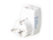 Ceptics Type E or F GP3 9 3 Outlet Travel Adapter Plug Schucko for Germany and France