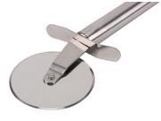 Dual Stainless Steel 304 Pizza Cutter Anti Slip Hard Grip Knife
