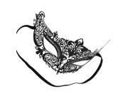 Metal Laser Cut Luxury Masquerade Masks with Rhinestones Baron Half Mask for Dance Performance Party Mardi Gras or Prom Masks Crown White