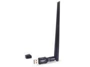 OURLINK 600Mbps mini 802.11ac Dual Band 2.4G 5G Wireless Network Adapter USB Wi Fi Dongle Adapter with 5dBi Antenna LAN Card