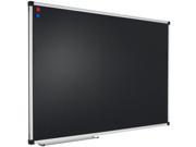 Magnetic Blackboard 36 x 24 inches Aluminum Framed Chalkboard with Chalk Tray and 2 Magnets