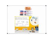 Dry Erase Board Melamine 36 x 24 Inches Silver Aluminum Frame Whiteboard with Detachable Marker Tray