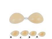New women Adhesive Silicone Strapless Backless Invisible Bra Stick On Gel Push up