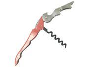 Red Metal Wine Corkscrew Wing Corkscrew Hippocampal appearance Built in paper cutting knife