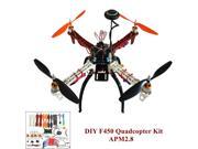 Vipwind 1Set HJ Drone F450 Quadcopter Kit with APM2.8 FC NEO-7M GPS DJI 920KV BL Motor Simonk 30A ESC for DIY