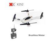Vipwind XK X252 5.8G FPV With 720P 140  Wide-Angle HD Camera Brushless Motor 7CH 3D 6G RC Quadcopter RTF (Size: Left Hand)