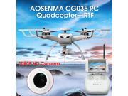 Vipwind AOSENMA CG035 Brushless Double GPS 5.8G FPV With 1080P HD Gimbal Camera Follow Me Mode RC Quadcopter (Size: Left Hand, Color: White)