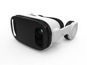 HelloPro VR Headset 3D Virtual Reality Glasses Built in HiFi Headphone 360 Degrees Movie Game for iPhone Android and Windows Phones within 4.5~6 inch Retail