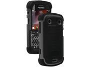 Ballistic Shell Gel Case for BlackBerry 9700 9780 Bold 2 in Black Grey SA0575 M315
