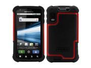 Ballistic SG Shell Gel Case for Motorola Atrix in Black Red SA0578 M355