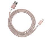 Ventev Alloy Chargesync Cable USB Type C 2.0 in Rose Gold