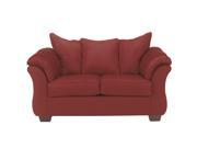 Signature Design by Ashley Darcy Loveseat in Salsa Fabric