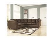 Flash Furniture Signature Design by Ashley Darcy Sectional in Cafe Fabric [FSD 1109SEC CAF GG]