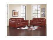Flash Furniture Signature Design by Ashley Alliston Living Room Set in Salsa DuraBlend [FSD 2399SET RED GG]