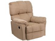 Flash Furniture Contemporary Top Hat Coffee Microfiber Power Recliner Arm chair