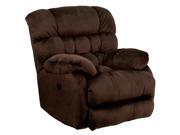 Flash Furniture AM P9460 5980 GG Contemporary Sharpei Chocolate Microfiber Power Recliner with Push Button