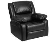 Flash Furniture Harmony Series Black Leather Recliner