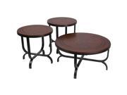 Signature Design by Ashley Ferlin 3 Piece Occasional Table Set