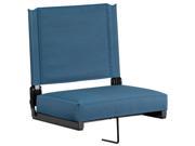 Grandstand Comfort Seats by Flash with Ultra Padded Seat in Teal
