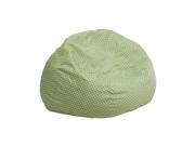 Small Green Dot Kids Bean Bag Chair