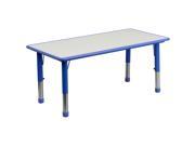 Flash Furniture Activity Table YU YCY 060 RECT TBL BLUE GG