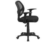 Flash Furniture Mesh Back Computer Chair, Black