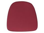 Soft Burgundy Fabric Chiavari Chair Cushion
