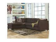 Flash Furniture FBC 2349LFSEC WAL GG Benchcraft Maier Sectional with Left Side Facing Chaise in Walnut Microfiber