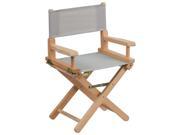 Kid Size Directors Chair in Gray
